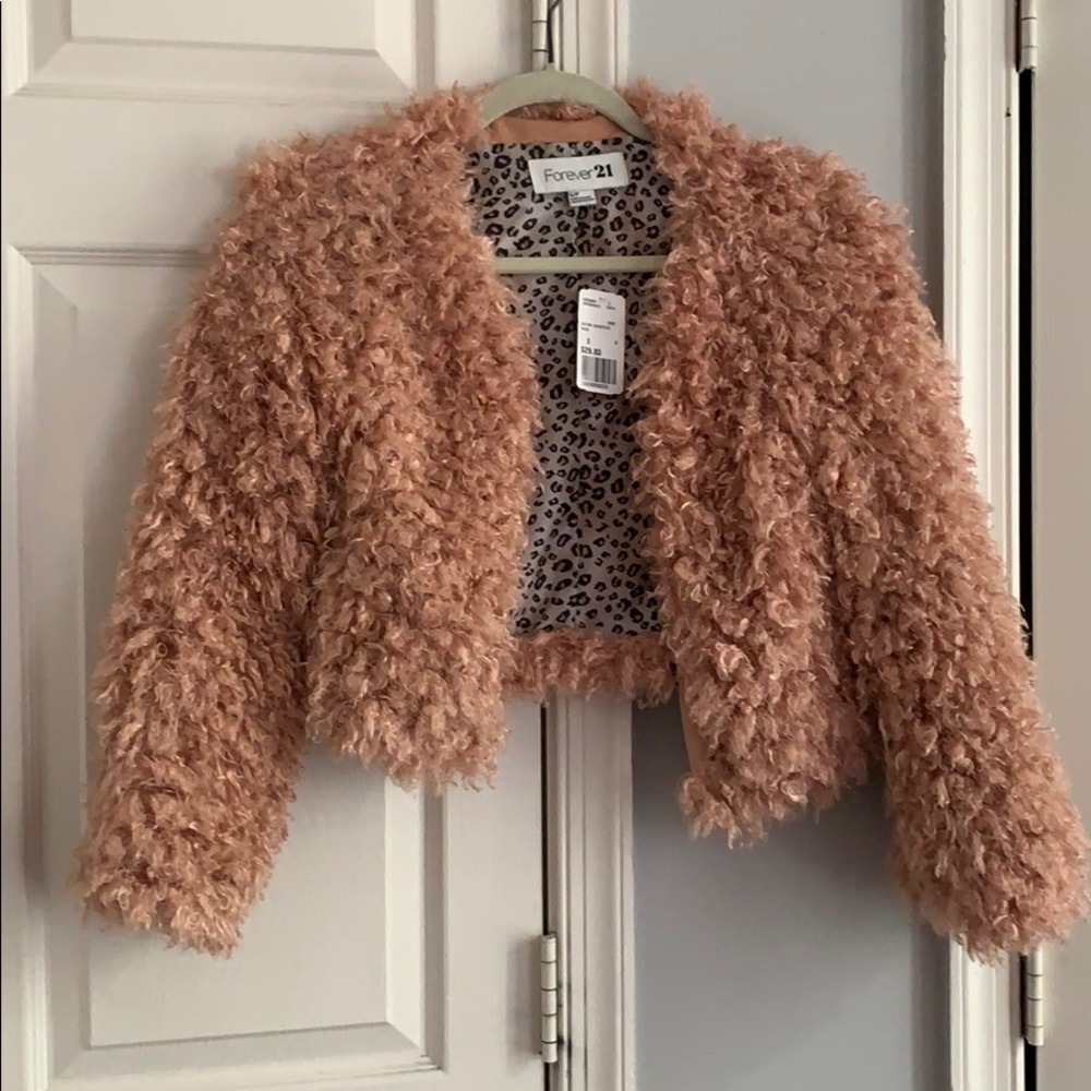 NWT Forever 21 Faux Fur Jacket Sz. S